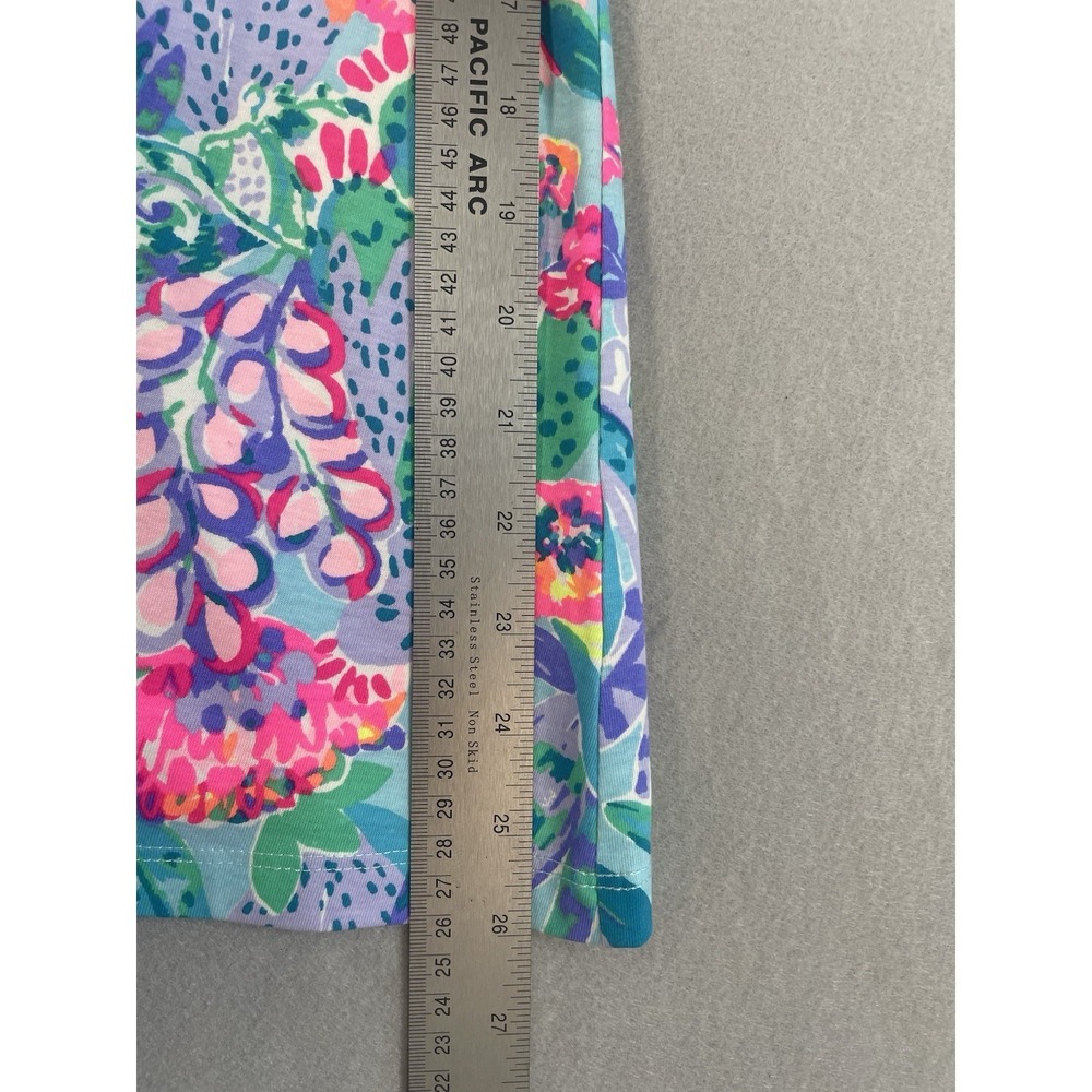Lilly Pulitzer Vibrant Floral Kristen Shift Dress V-Back Tropical Lattice SM - Picture 11 of 14